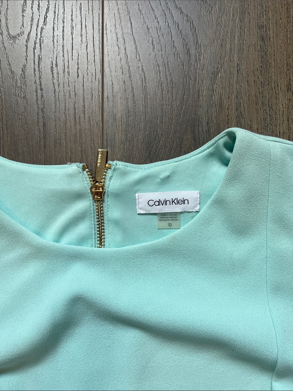 Calvin Klein Seafoam Dress - Picture 2 of 3